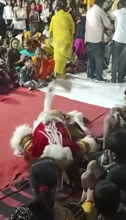  Young man who became 'Hanuman' dies while dancing on Ram Bhajan in Mainpuri