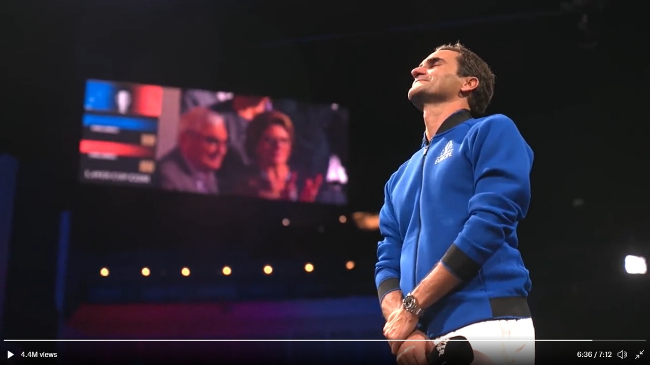 Roger Federer emotional farewell Rafael Nadal retirement match