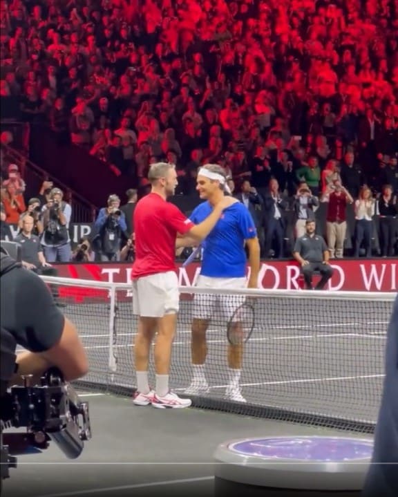 Roger Federer emotional farewell Rafael Nadal retirement match