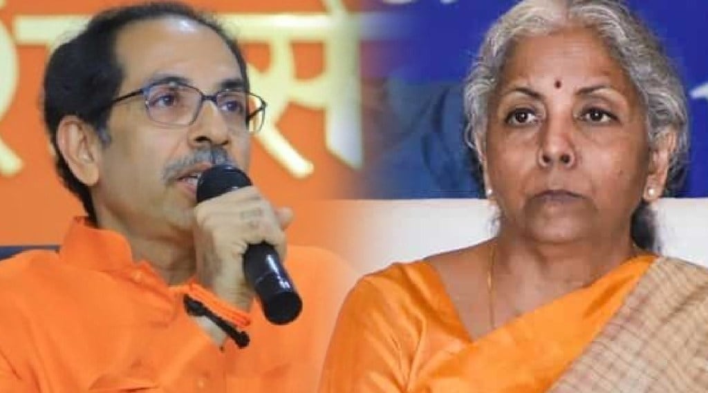 shivsena criticized Nirmala Sitaraman