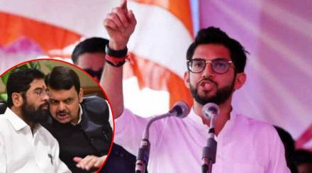 aaditya thackeray on cm eknath shinde devendra fadnavis