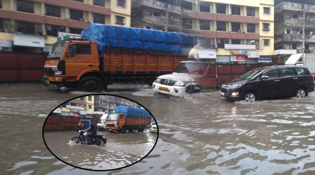 bhiwandi kasheli area rain water