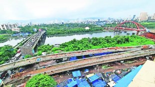 thane Kalwa Khadi bridge work deadline missed again open in navratra festival