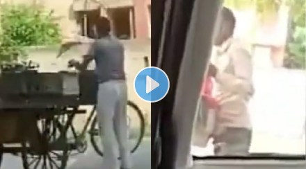 Viral video Up vegetable vendor splits and urinates on vegetable
