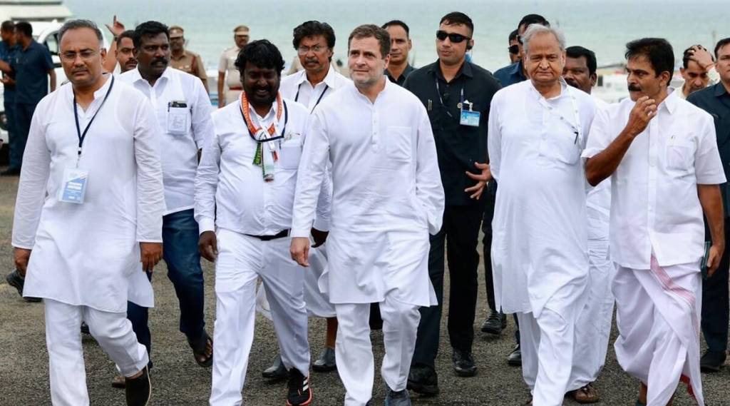 first rahul gandhi rally of bharat jodo yatra