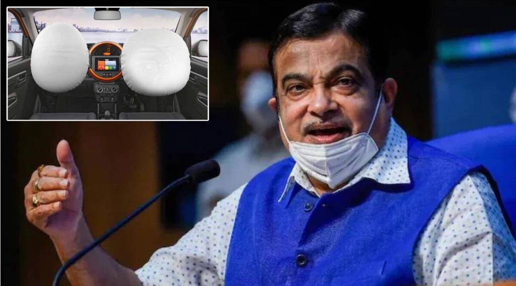 gadkari and six airbags