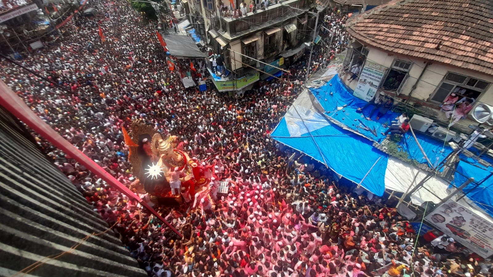 ganesh visarjan 2022 lalbaugh raja mumbaicha raja miravnuk photos