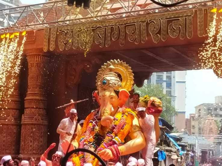 ganesh visarjan 2022 lalbaugh raja mumbaicha raja miravnuk photos