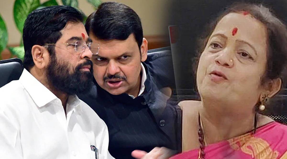 kishori pednekar on eknath shinde devendra fadnavis