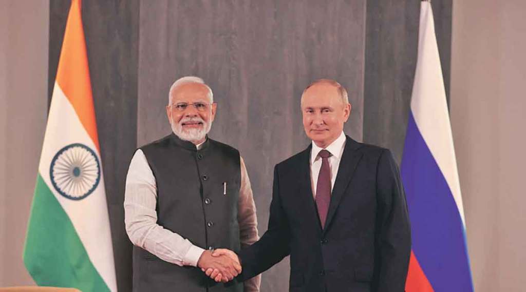 PM Modi meets Russian President Putin