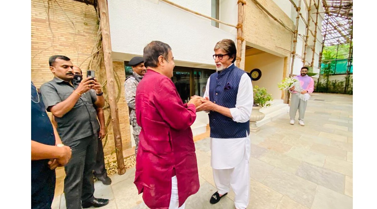nitin gadkari Nitin Gadkari fitness praised by Amitabh Bachchan Jaya Bachchan