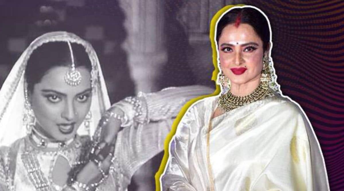 Rekha Rekha lip kiss
