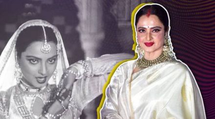 Rekha Rekha lip kiss