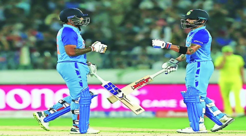 भारत-ऑस्ट्रेलिया ट्वेन्टी-२० मालिका : भारताचा मालिका विजय; सूर्यकुमार, कोहलीच्या अर्धशतकांमुळे निर्णायक सामन्यात ऑस्ट्रेलियावर सहा गडी राखून सरशी