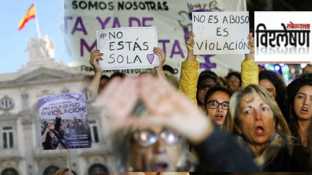 spain rape protest