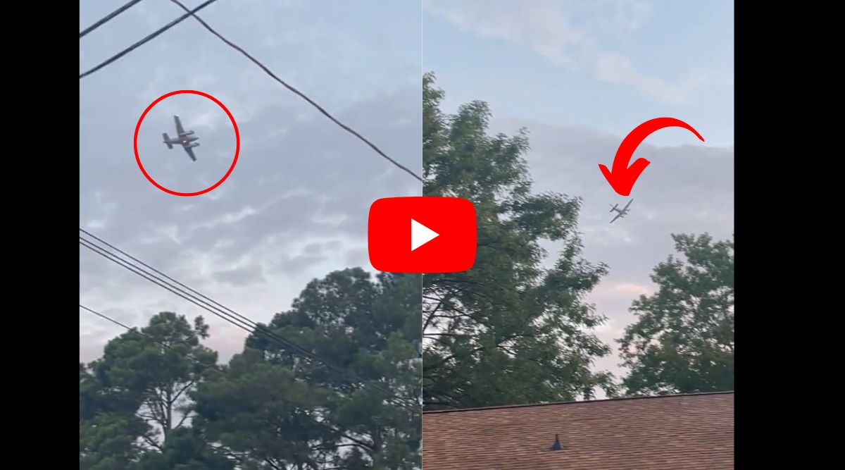 stolen plane us viral video