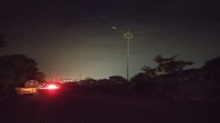 street lights off on uran road