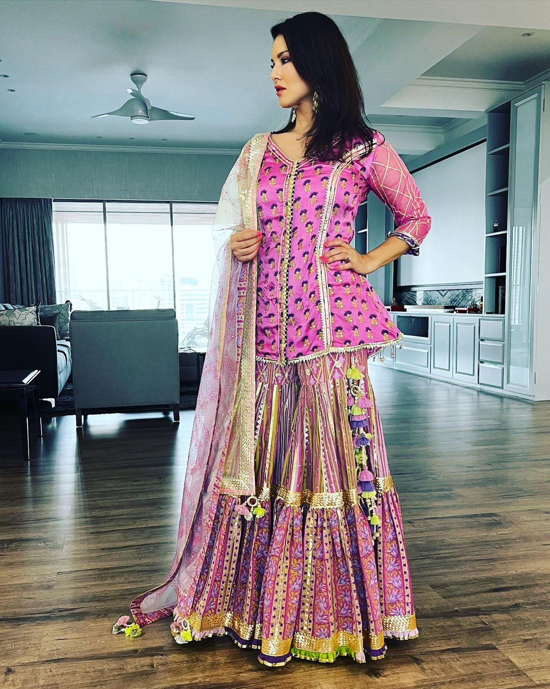Sunny Leone in Ethnic Dress