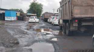 Poor condition of Vadkhal Alibaug road highway authority neglate road repair work