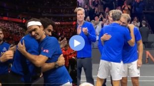 Roger Federer emotional farewell