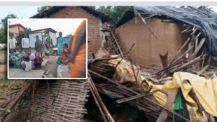 12 families of Nagandoh village of Gondia displaced due to wild elephants