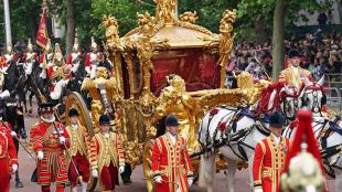The Gold State Coach is seen on The Mall during the Platinum Jubilee Pageant in front of Buckingham Palace, London, on day four of the Platinum Jubilee celebrations. Picture date: Sunday June 5, 2022.