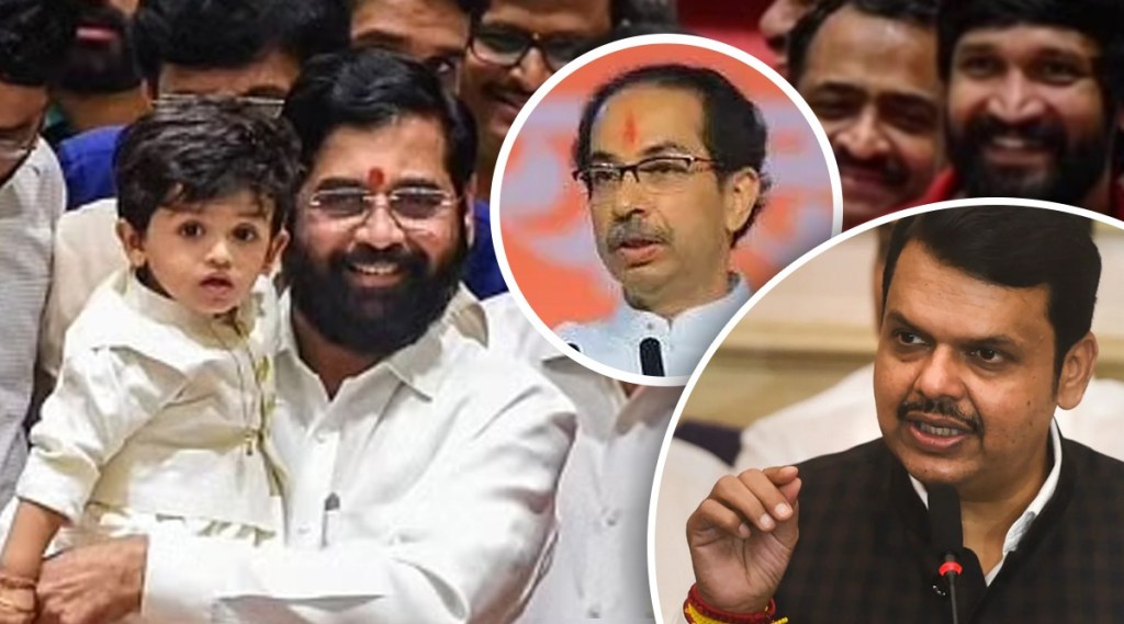 Eknath Shinde Uddhav Thackeray Devendra Fadnavis