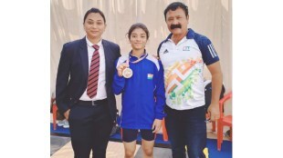 Akanksha Vyavahare wins gold medal in National Khelo India Women Weightlifting Championship
