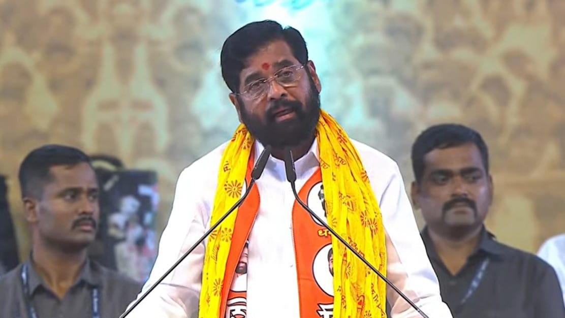 CM Eknath Shinde Dasara Melava Speech upset on Uddhav Thackeray for mentioning Grandson name