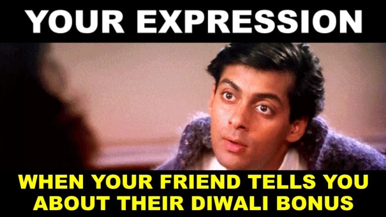 Diwali Bonus Funny memes That will make you Laugh Viral Trends On Instagram twitter 