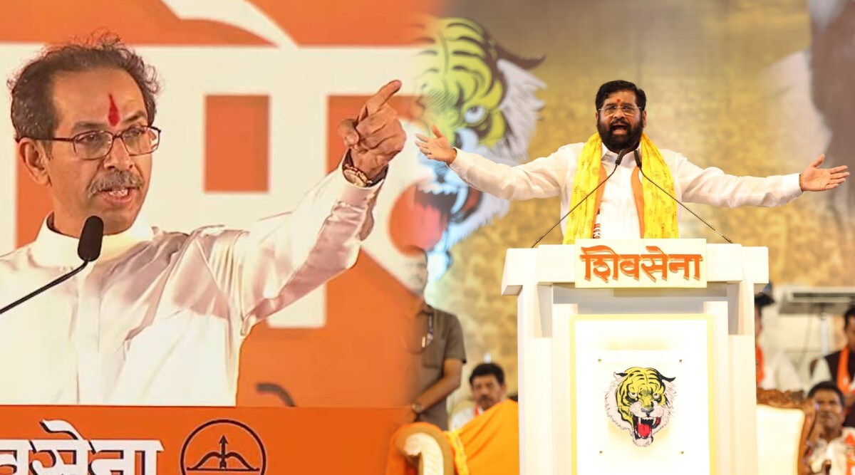 CM Eknath Shinde Dasara Melava Speech upset on Uddhav Thackeray for mentioning Grandson name