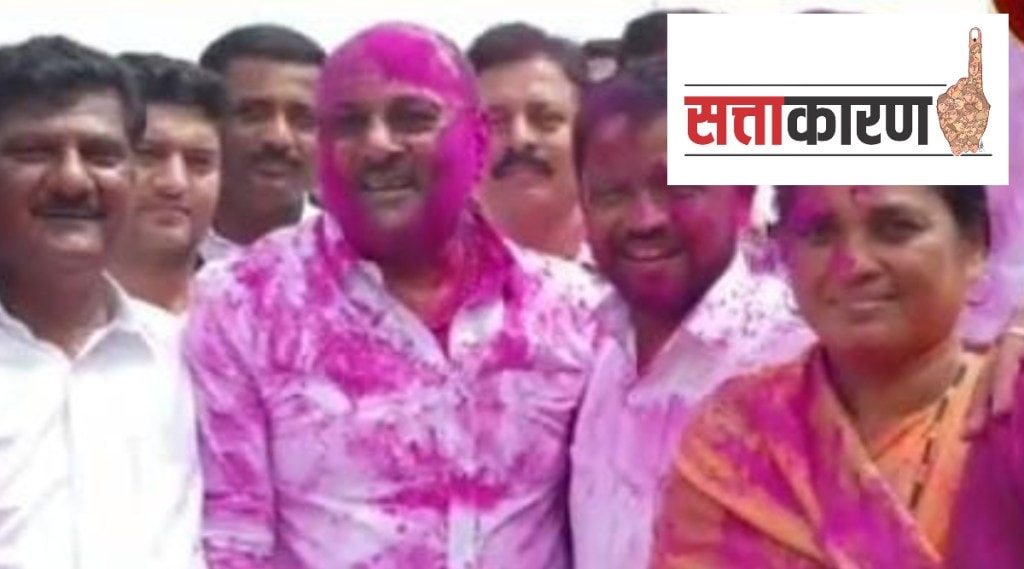 Defeat of Rohit RR Patil's candidate in Kavathemahankal