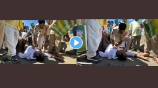 Farmer collapses on bridge after Cardiac Arrest police officers saves his life by performing Cpr in Andhra Pradesh
