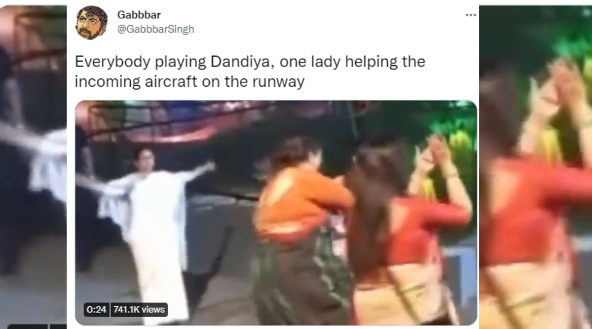 Navratri 2022 Mamata Banerjee Doing Garba