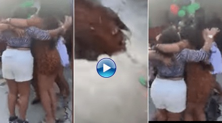 Viral Video 7 Girls Jump while dancing creates sinkhole