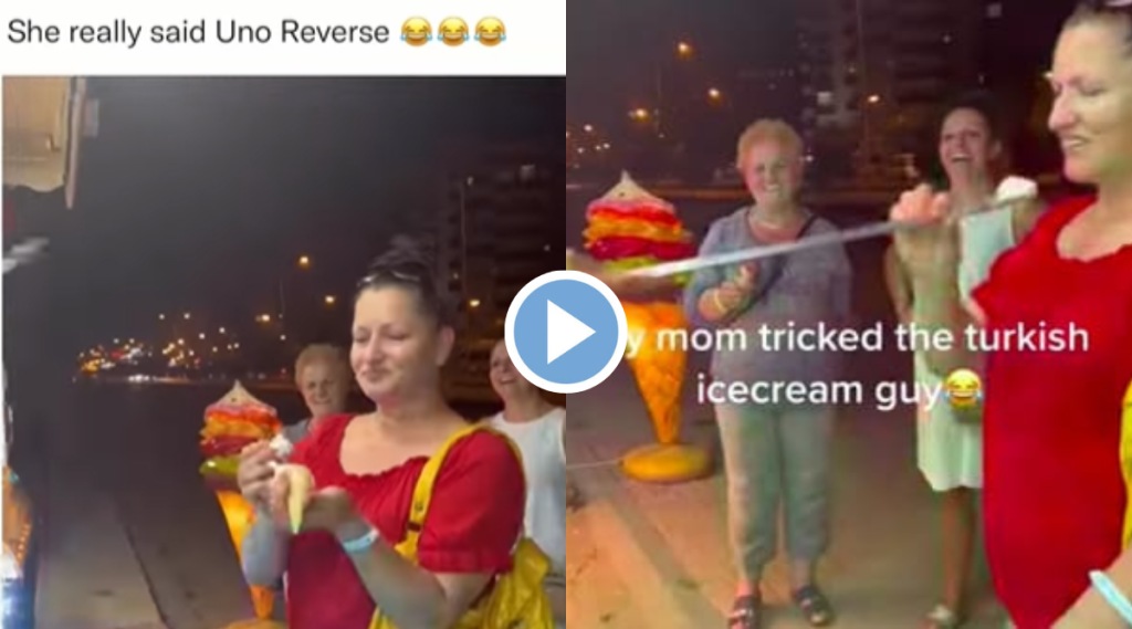 Viral video turkey icecream vendor pranked by women with leopard speed Watch Funny Clips