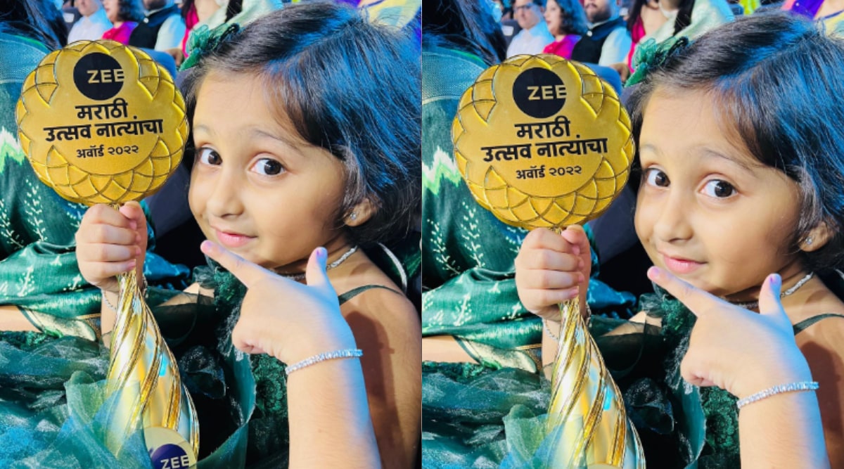 Zee Marathi Awards Majhi Tujhi Reshimgath Myra Vaikul New Look Pari Got best Child Actor Award