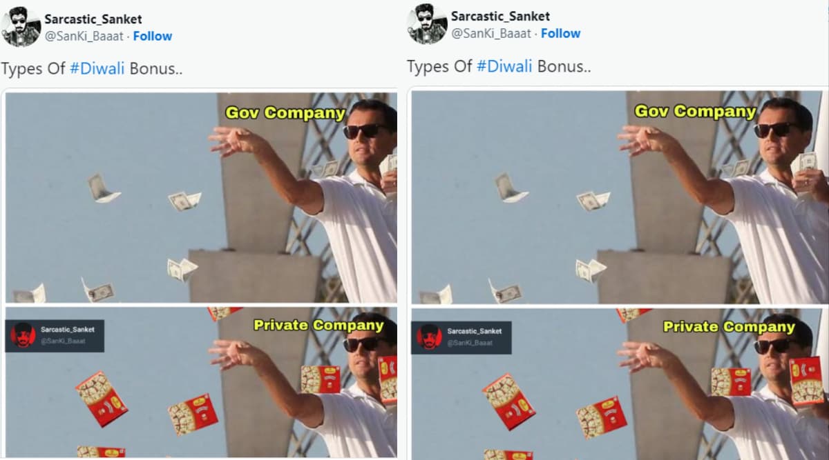 Diwali Bonus Funny memes That will make you Laugh Viral Trends On Instagram twitter 