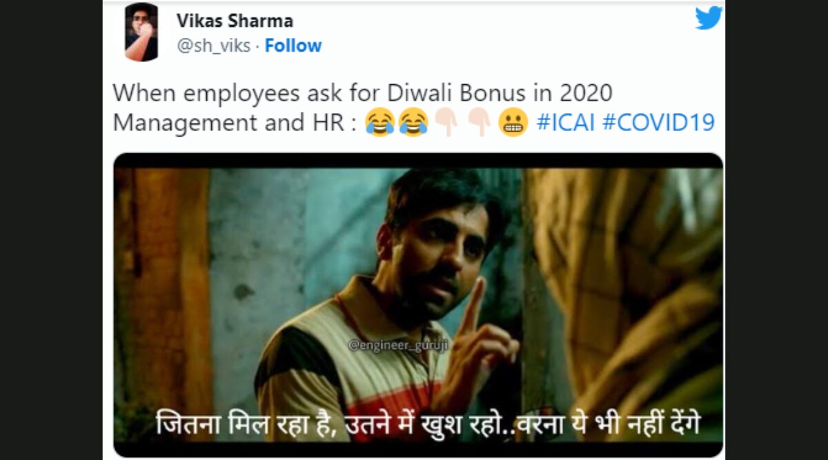 Diwali Bonus Funny memes That will make you Laugh Viral Trends On Instagram twitter 