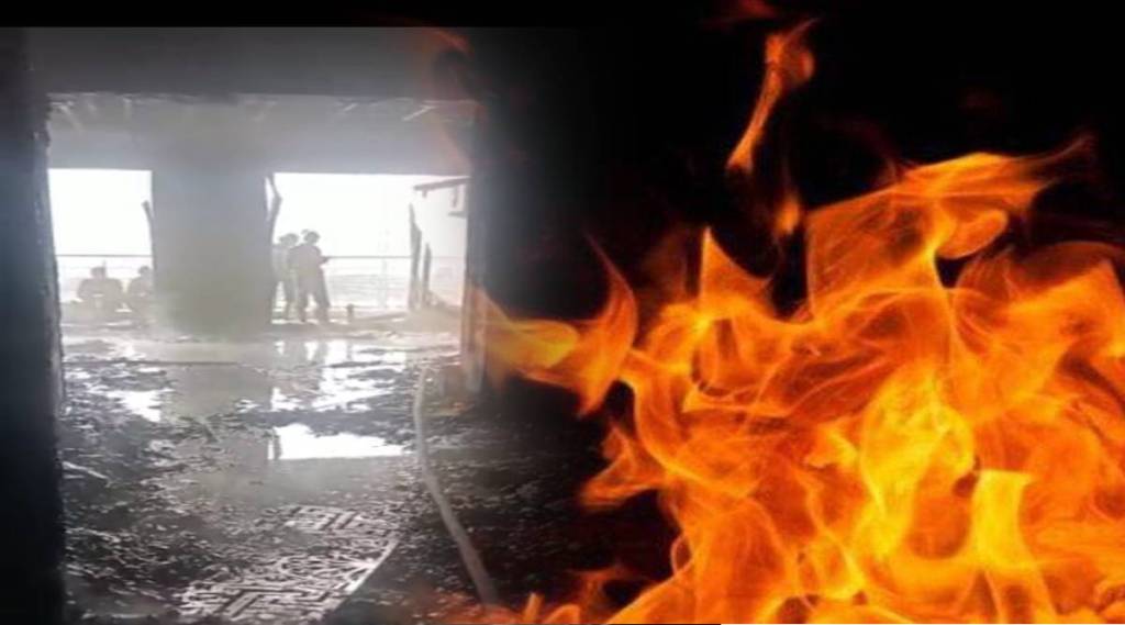 कल्याणमध्ये मोहन अल्टिजा इमारतीत आग; दोन सदनिका जळून खाक, कोणतीही जीवित हानी नाही
