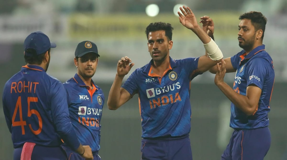 Left-arm spinner Washington Sundar has been selected in place of the injured Deepak Chahar for the two ODIs