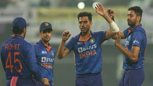 Left-arm spinner Washington Sundar has been selected in place of the injured Deepak Chahar for the two ODIs