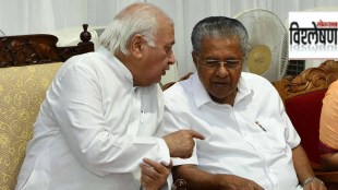 Kerala Governor Arif Mohammed Khan and Chief Minister Pinarayi Vijayan