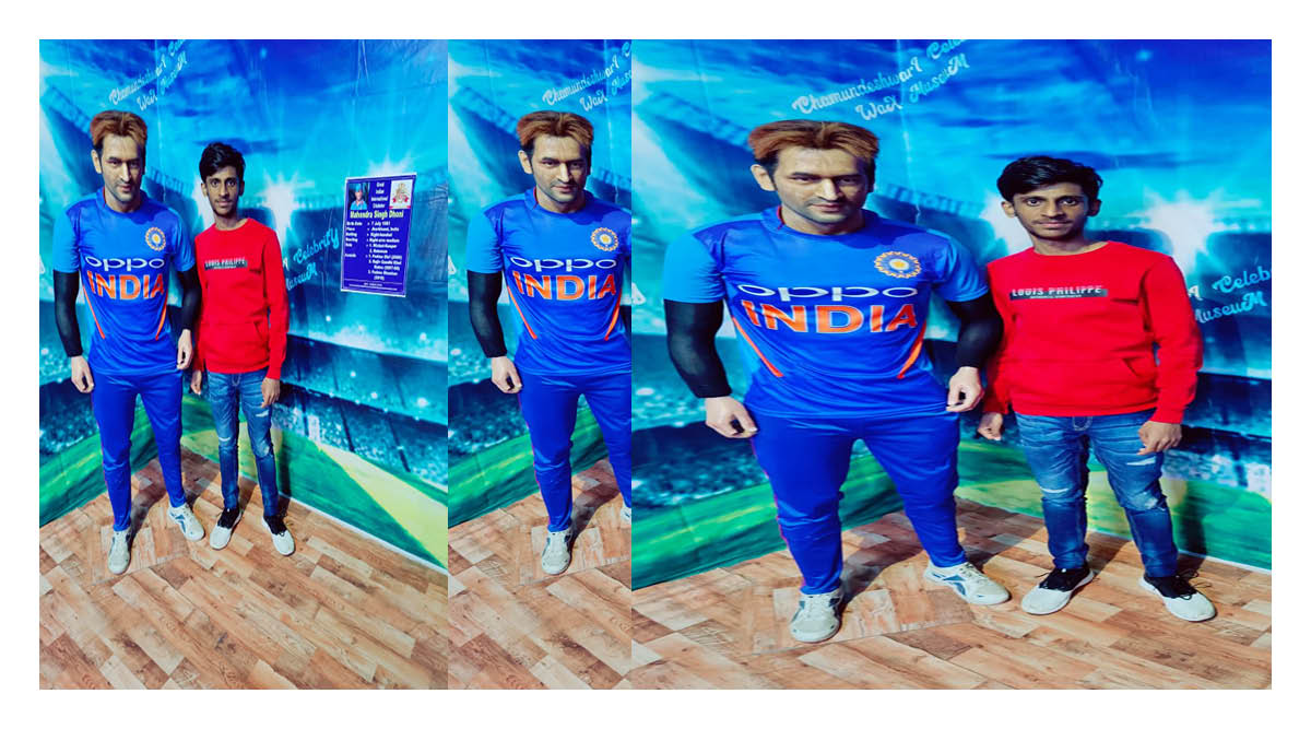 Fans troll Dhoni's statue at Chamundeshwari Wax Museum, Mysore