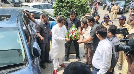 MNS chief Raj Thackeray arrived in the nashik city