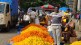 Dussehra festival mahatma phule Retail market price of zendu flowers 120 to 150 per kg panvel