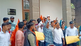 ABVP protests against fee hike in Pune University