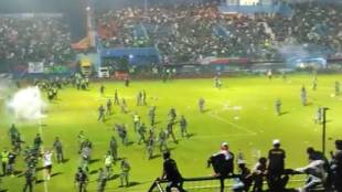 Riot Football Match In Indonesia