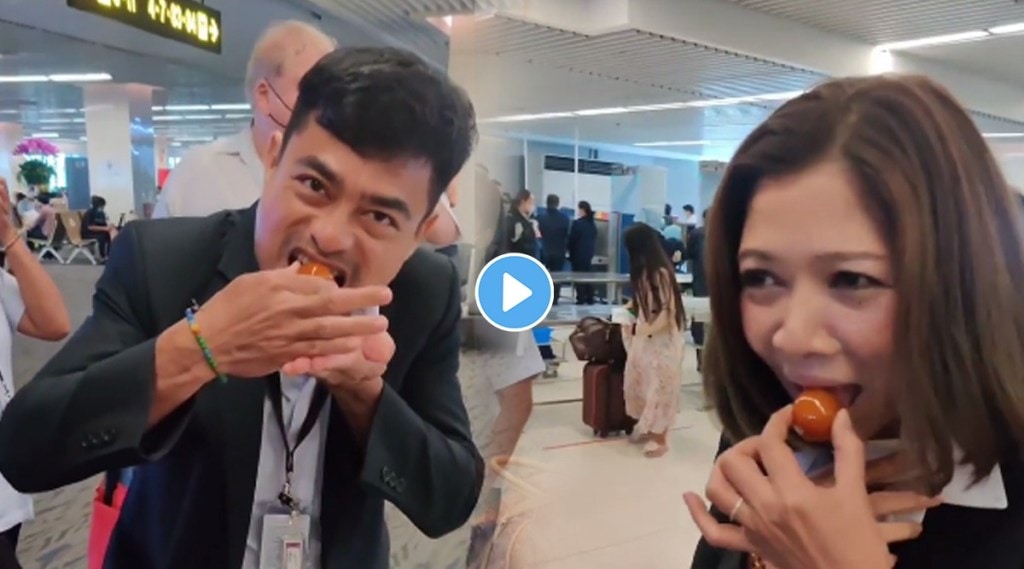 VIDEO: विमानात गुलाब जामून नेण्यास कर्मचाऱ्यांची मनाई, मग प्रवाश्याने जे केलं ते…