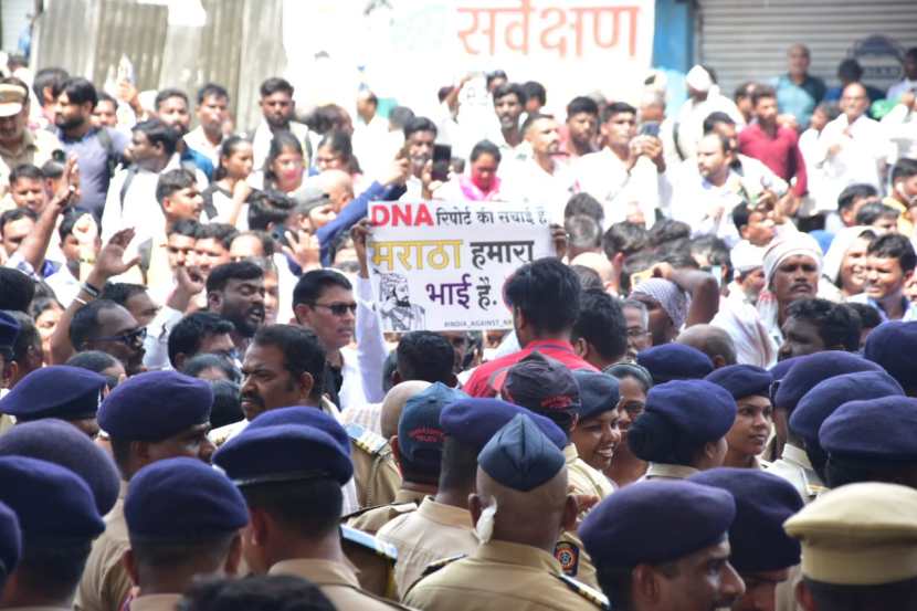 nagpur protest against rss